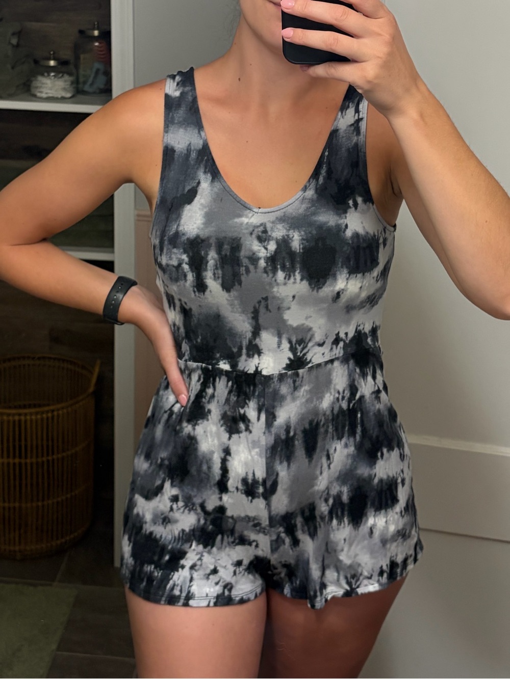 Tie dye romper
